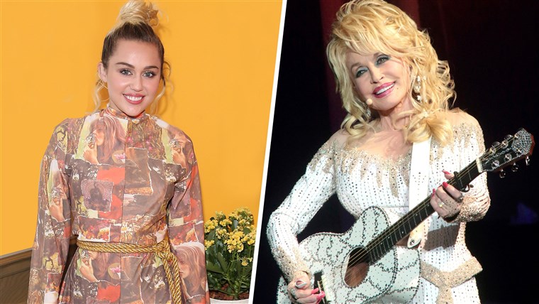 Милеи Cyrus and her Cosmo comments about godmother Dolly Parton.