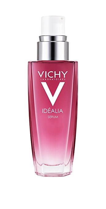 Vichy serum in pink bottle