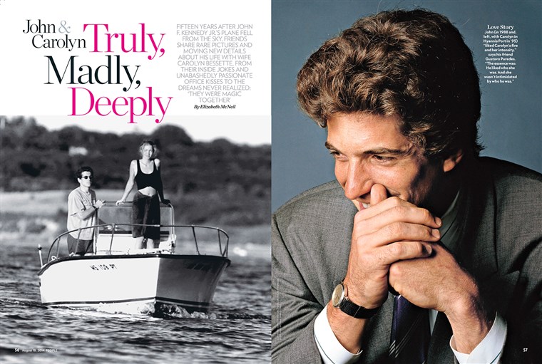JFK Jr., Carolyn Bessette in People magazine