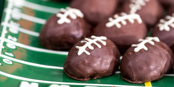 Choklad Chip Cookie Dough Touchdown Footballs
