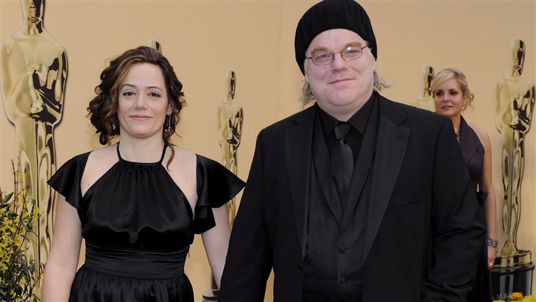 Слика: The Oscars - Philip Seymour Hoffman and Mimi O'Donnell