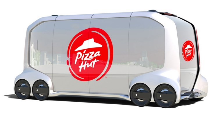 пица Hut is testing self-driving pizza delivery trucks