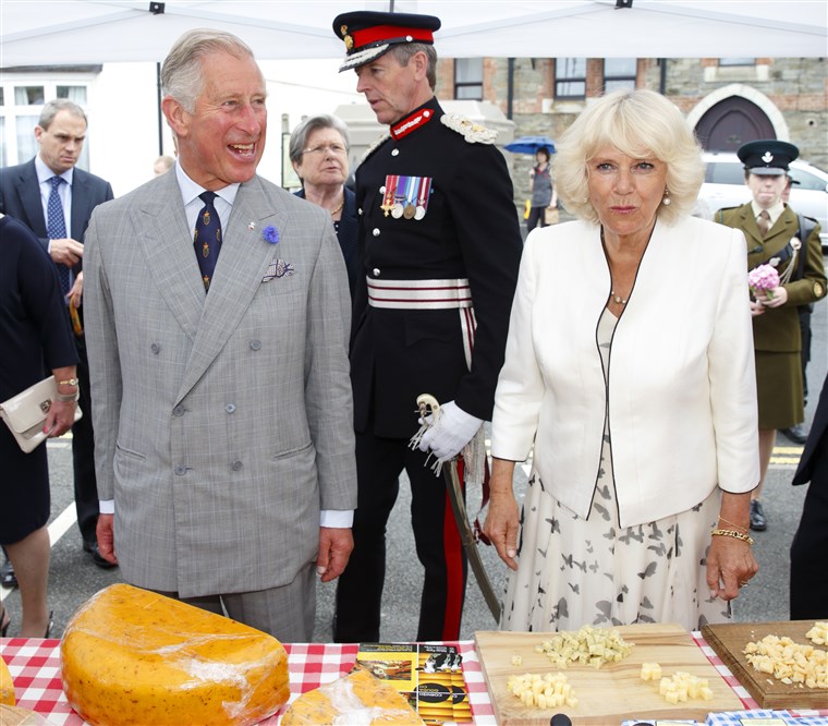 The Duke and Duchess Of Cornwall - Looe visit