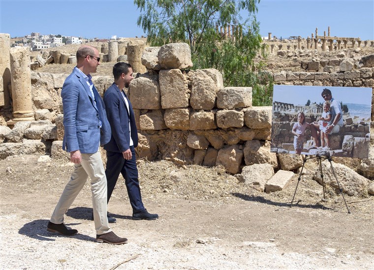 Princas William, Duke of Cambridge in Jordan