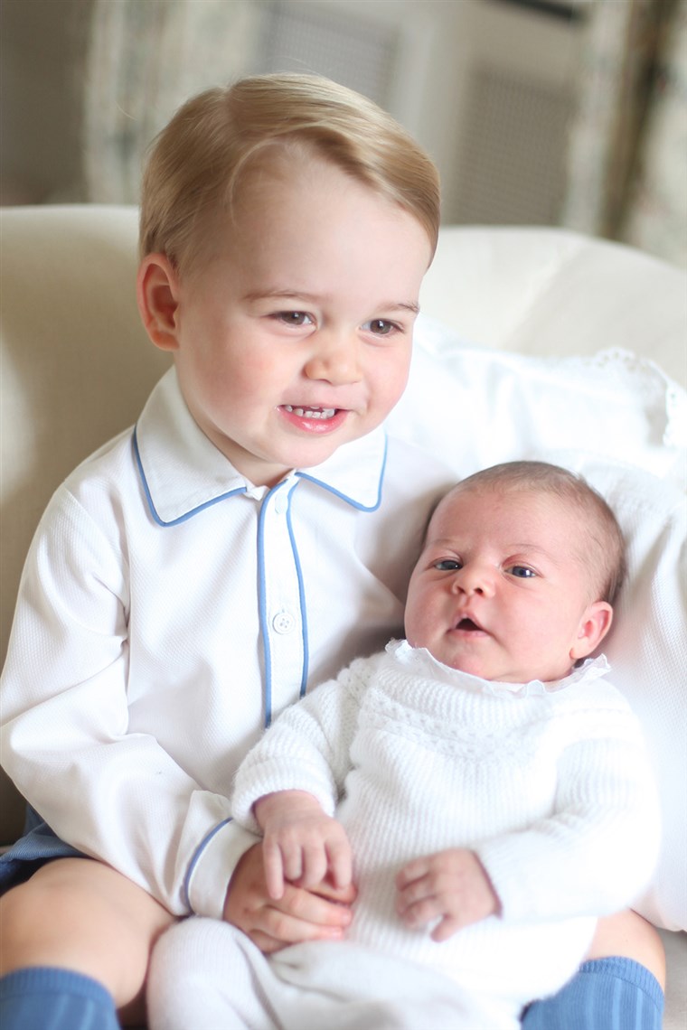 Prins George and Princess Charlotte