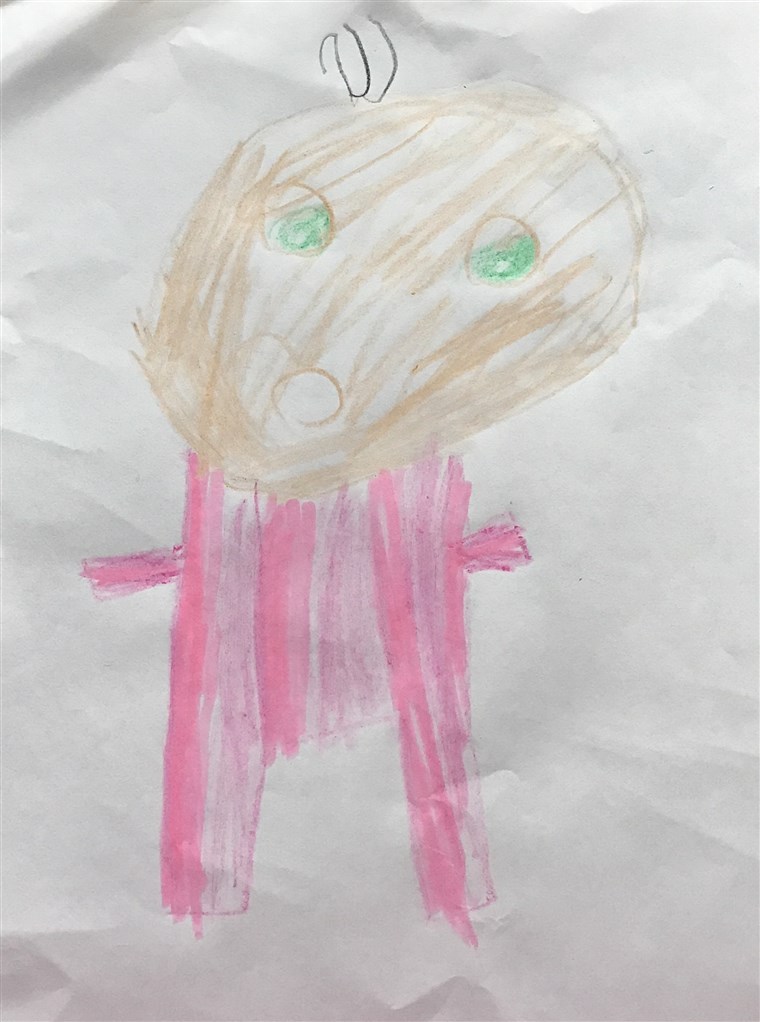 Min 6-year-old daughter's artist rendition of 