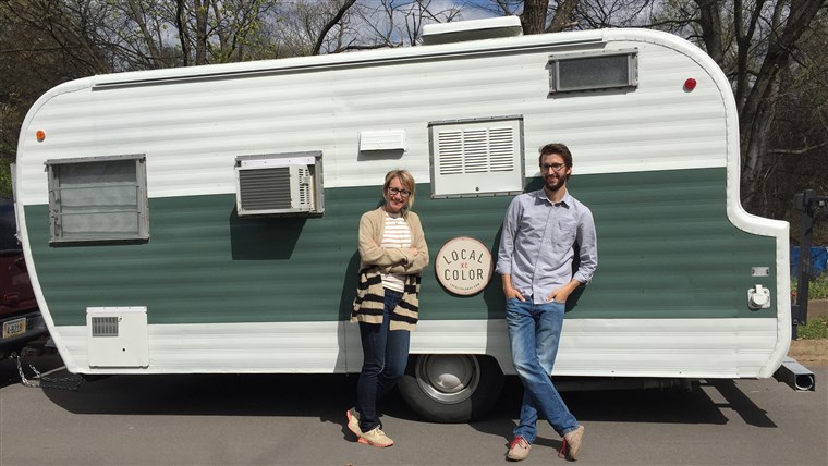 Pora hits the road in 120 square foot trailer