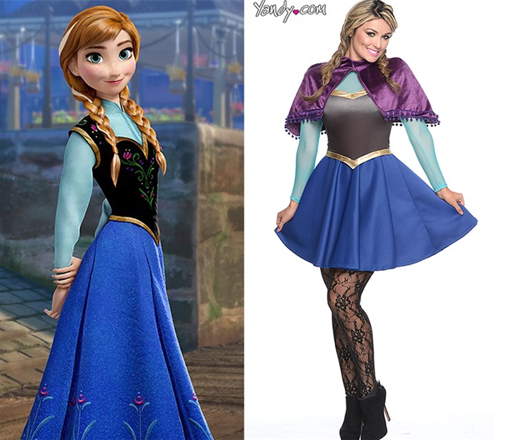 Ana from Frozen compared to her 