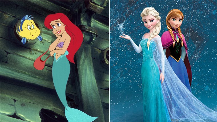 Imagine: Ariel, Elsa and Anna