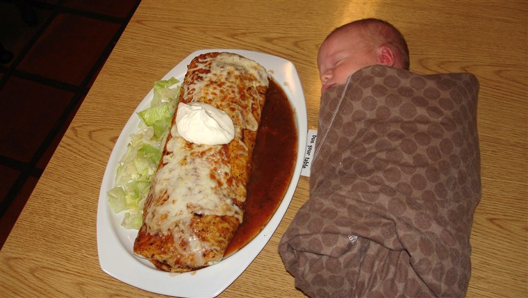 Bebis burrito 