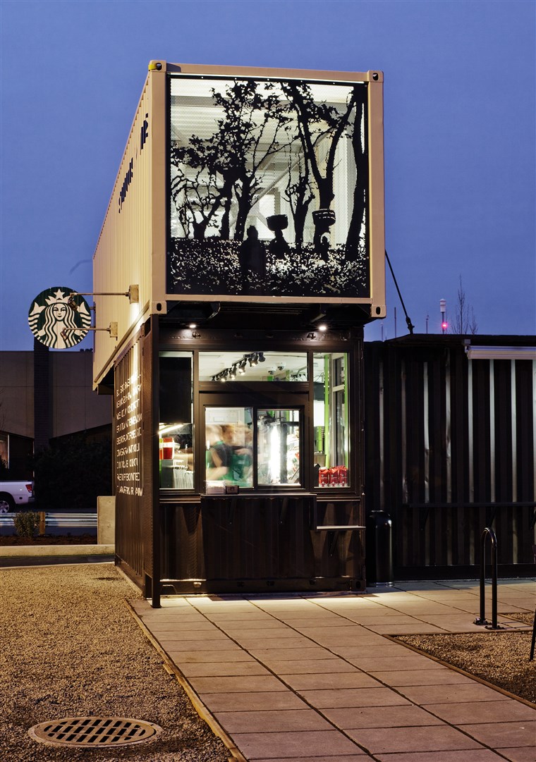Frakt container Starbucks