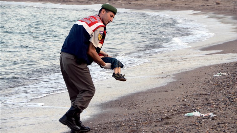 Înecat Syrian toddler refugee in Turkey