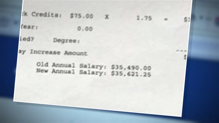 Учитељ posts her annual salary online