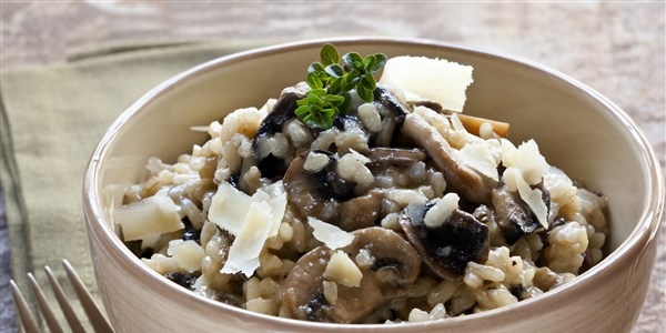 Svamp Risotto with Truffles