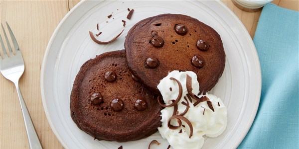 Dubbel Chocolate Chip Pancakes