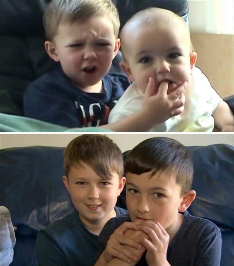De boys from the viral video 'Charlie Bit My Finger' all grown up