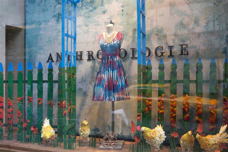 Anthropologie store at Rockefeller center