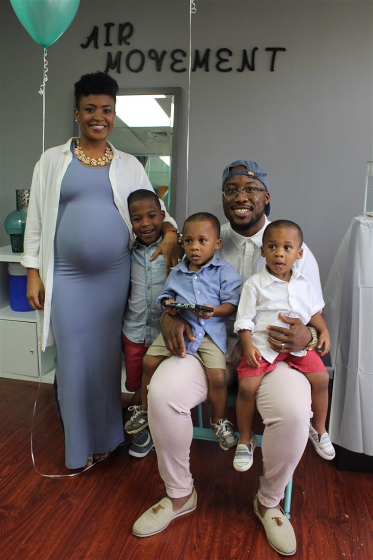 Ат a gender reveal party, the Tolbert learned that Nia was pregnant with girls, which means three girls will be joining their family of three boys.