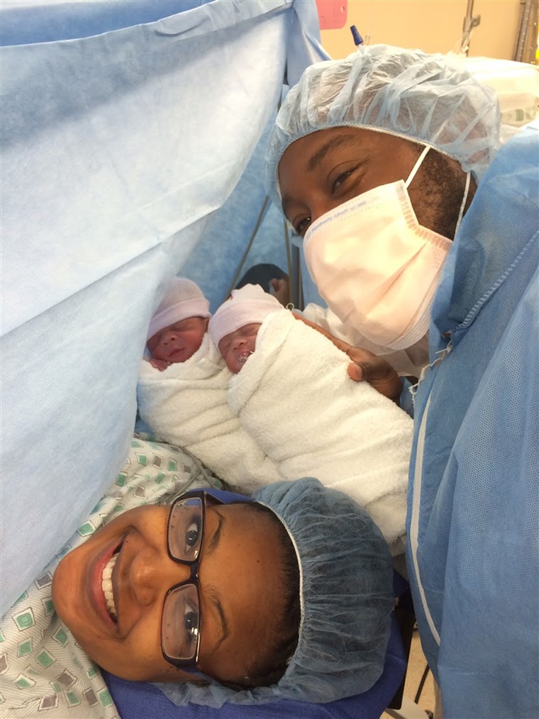 После having a son, Nia Tolbert learned she was having twins during her second pregnancy. In August, she learned that she was having triplets for her third pregnancy.