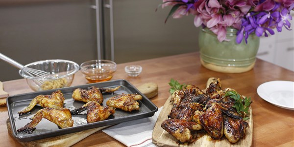 Miso-Honung Chicken Wings