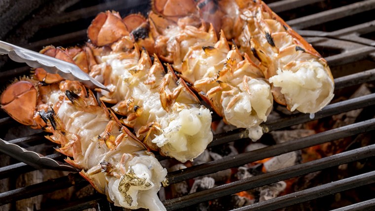 Kaip to cook lobster tail: Grilled lobster tail