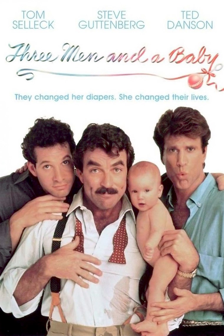 Trys men and a baby, 1987