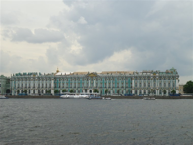 Stat Hermitage Museum and Winter Palace in St. Petersburg, Russia