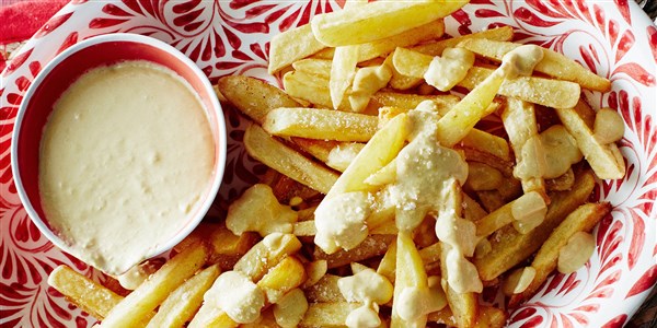 libanesisk French Fries with Garlic Sauce