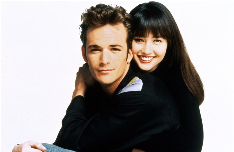 LUKAS PERRY & SHANNEN DOHERTY BEVERLY HILLS 90210 (1994)