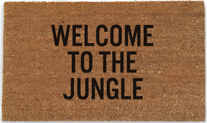 Sveiki to the Jungle Doormat