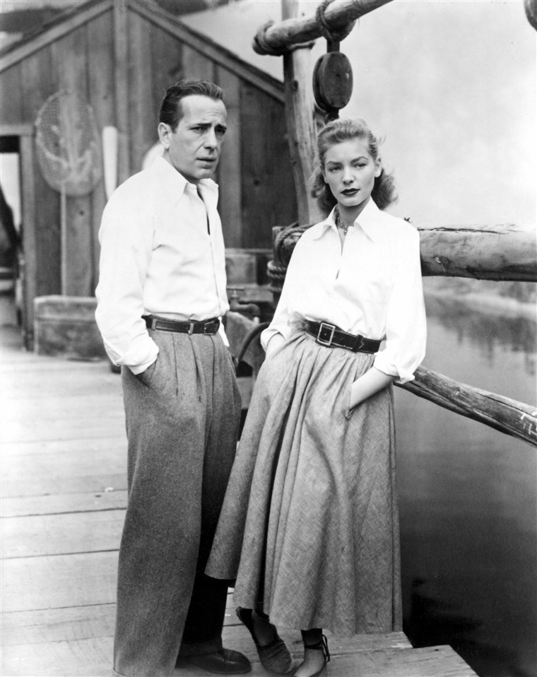 RAKTAS LARGO, Humphrey Bogart, Lauren Bacall, 1948